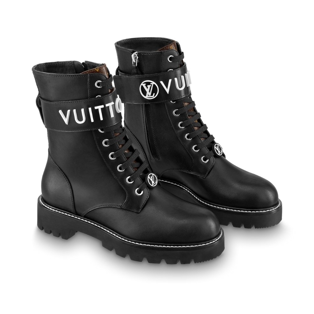 L0vis Vvtt0n Territory Flat Ranger Boots Black 1A9Hae