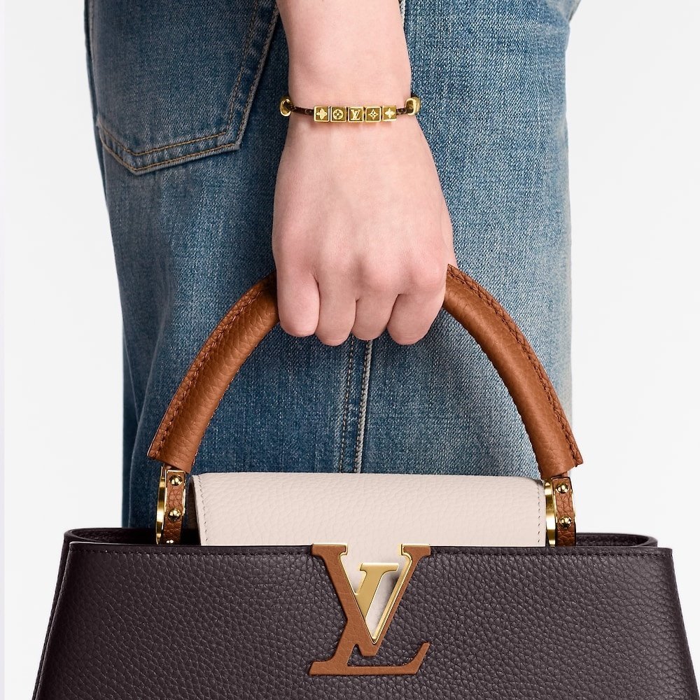 L0vis Vvtt0n Lv Cube Bracelet Monogram Brown M8918Z