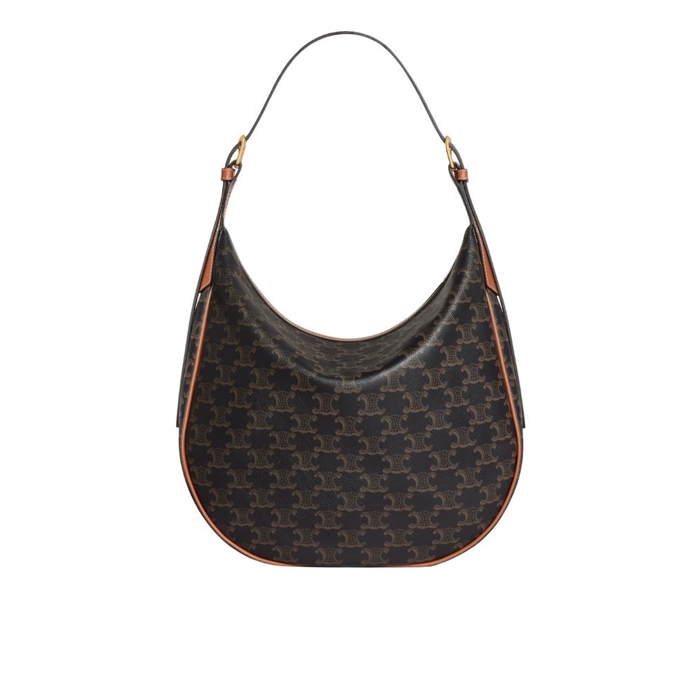 Ce1i*e Medium Heloise Bag In Triomphe Canvas Tan 30Cm 114712Fqm 04Lu