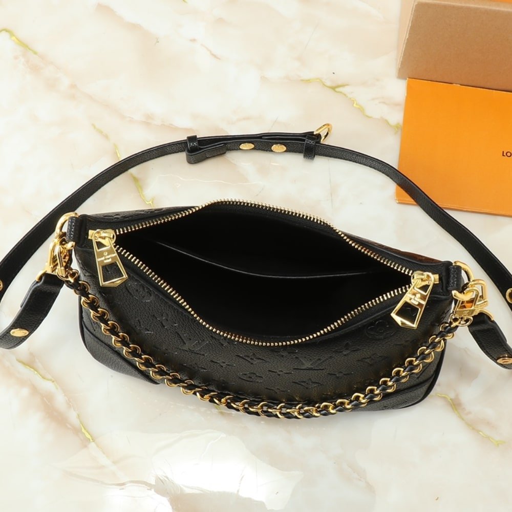 L0vis Vvtt0n Boulogne Monogram Empreinte Leather Black 29Cm M12930