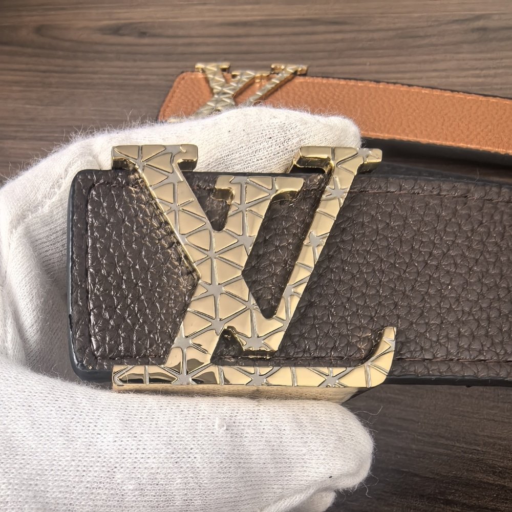 L0vis Vvtt0n Lv Initiales Belt Brown 38Mm