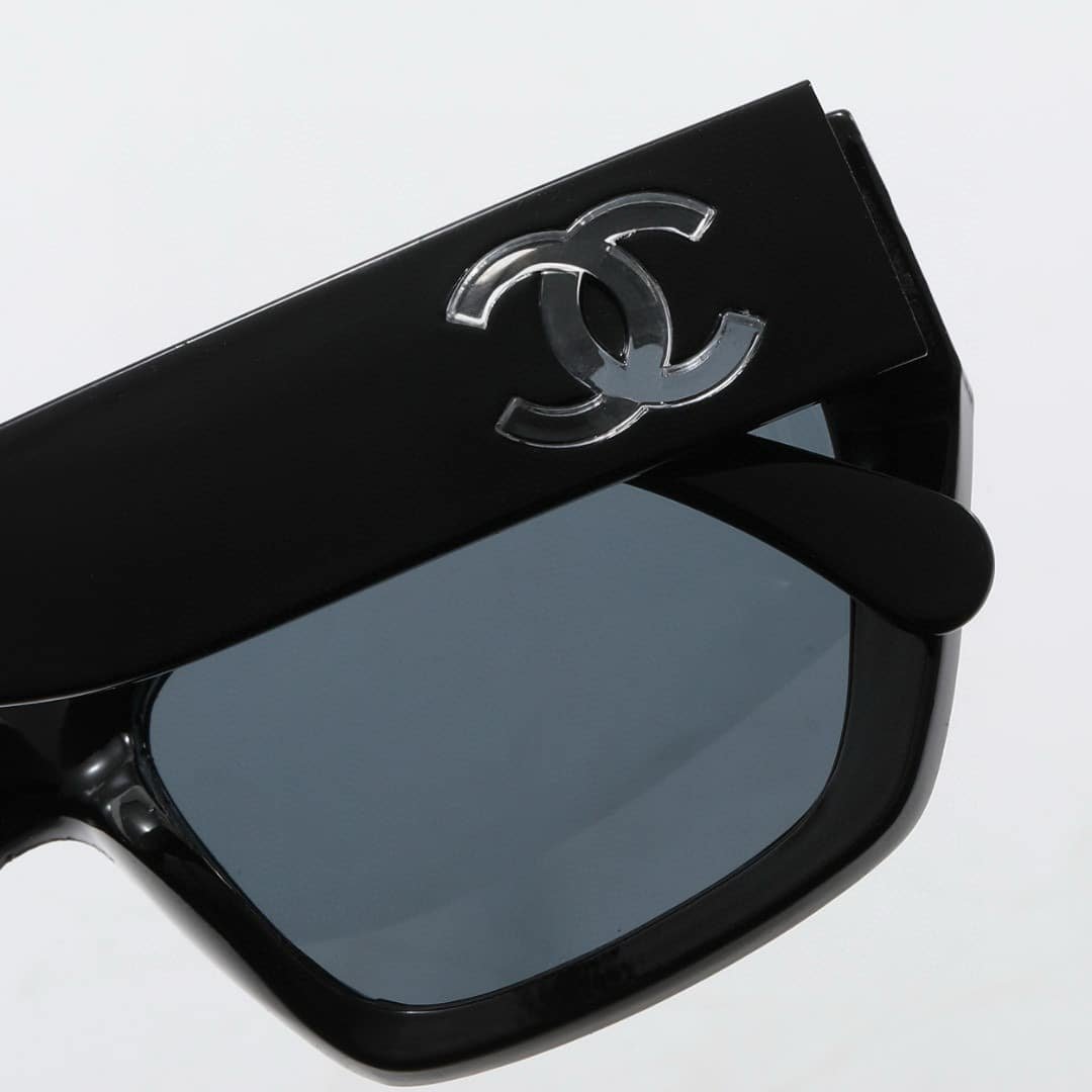 Ch**el Cat Eye Sunglasses Acetate And Nylon Black