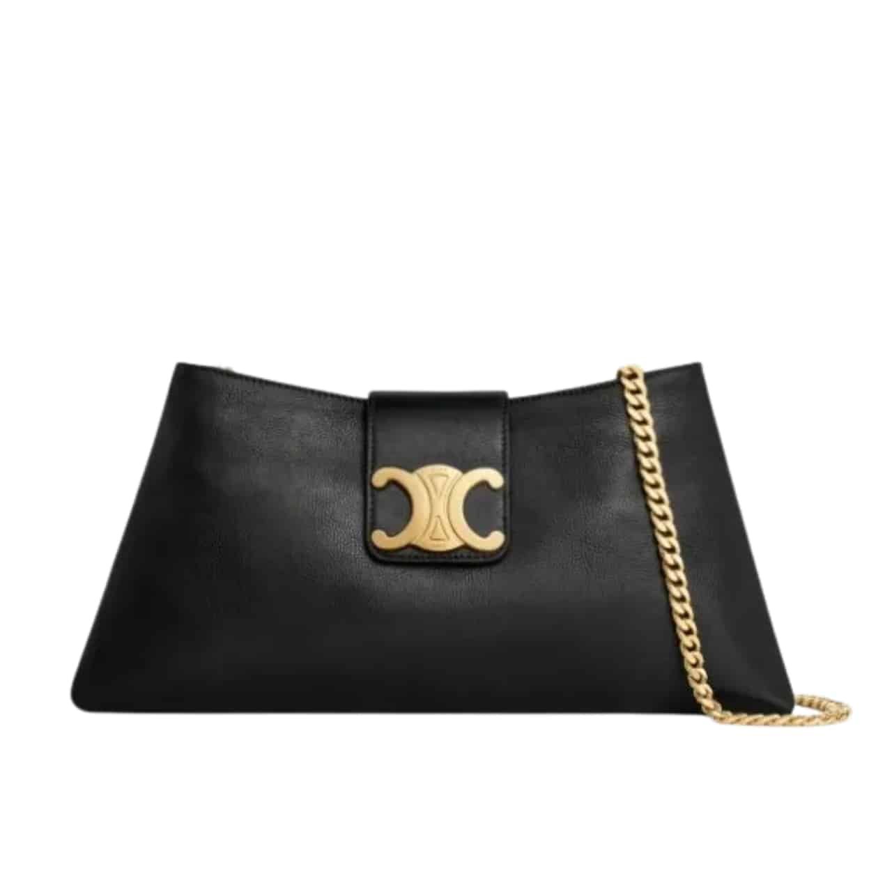 Ce1i*e Wiltern Clutch Triomphe Soft In Smooth Black 30Cm