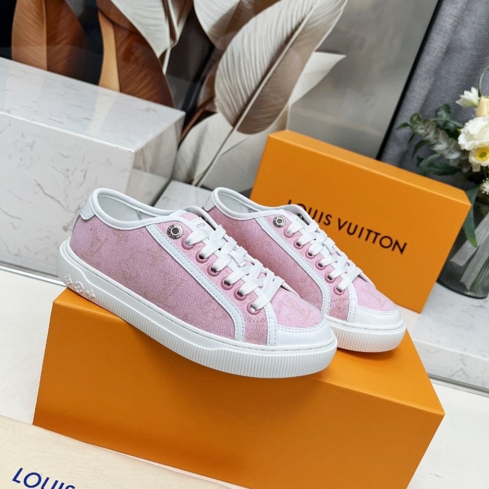 L0vis Vvtt0n Lv Lagoon Sneaker Denim Rose 1Agyfo
