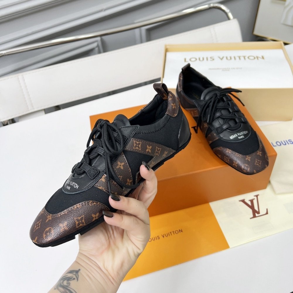 L0vis Vvtt0n Lv Sneakerina Monogram Black 1Ahndo