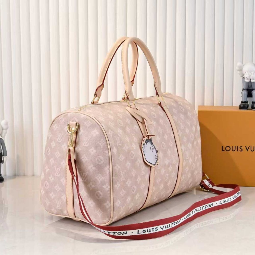 L0vis Vvtt0n Keepall Bandoulière 45 Meowgram Canvas 45Cm M25787