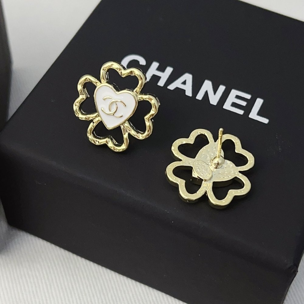 Ch**el Stud Earrings In Gold Metal Abf311 B19851 Nafgv