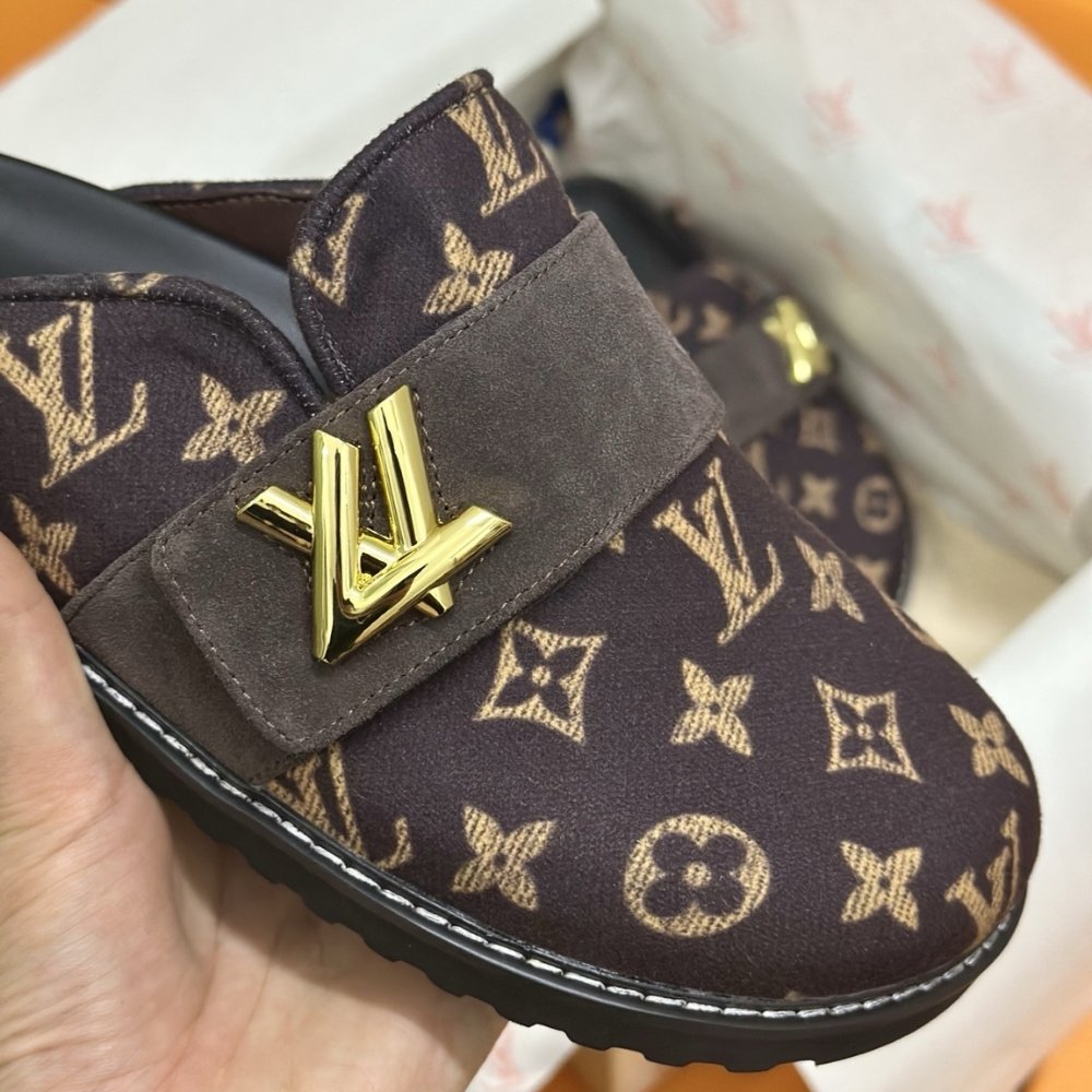 L0vis Vvtt0n Lv Cosy Flat Comfort Clog Brown 1Add7O