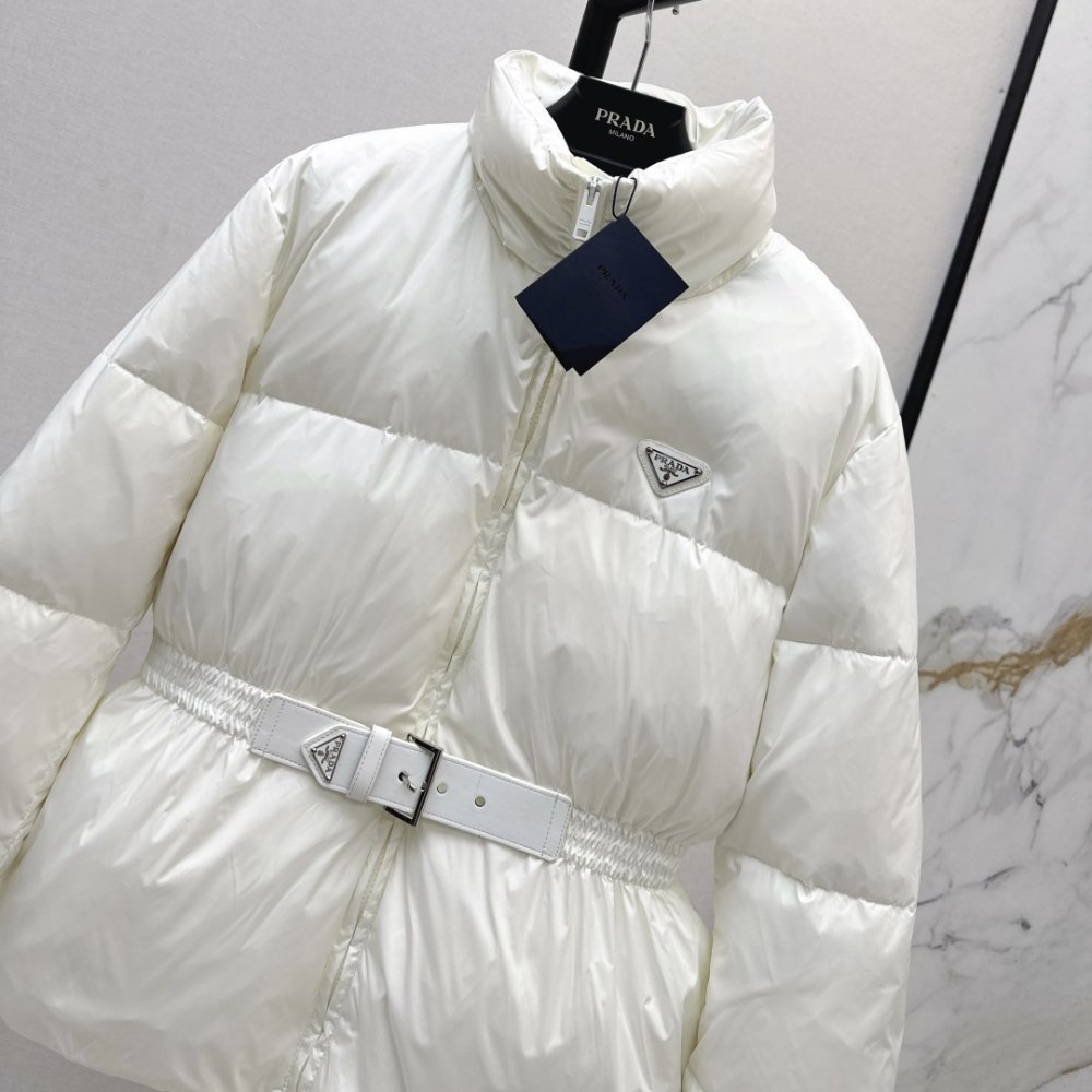Pra*a Loden Down Jacket White
