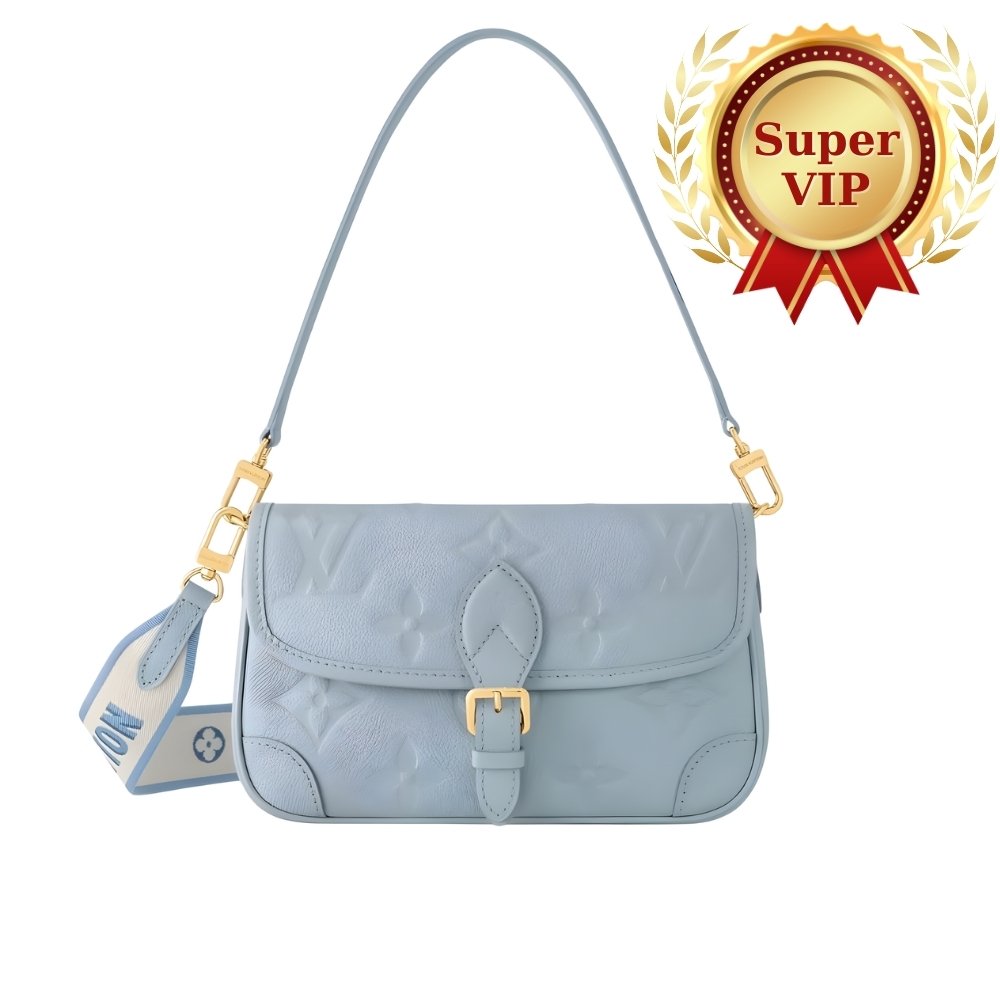 [S*per Vip 1:1] L0vis Vvtt0n Diane Bag Blue 24Cm M46846