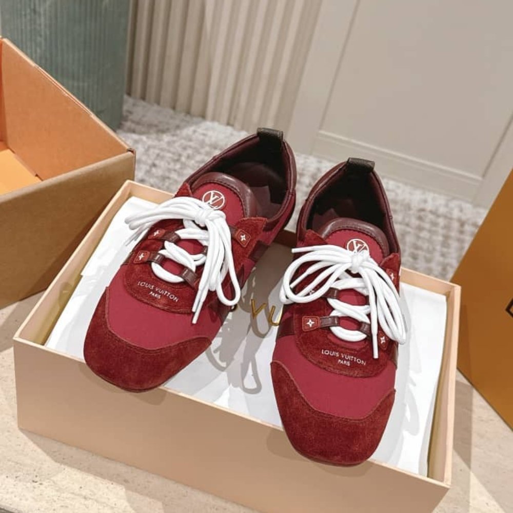 L0vis Vvtt0n LV Sneakerina Bordeaux Red 1AIVJI
