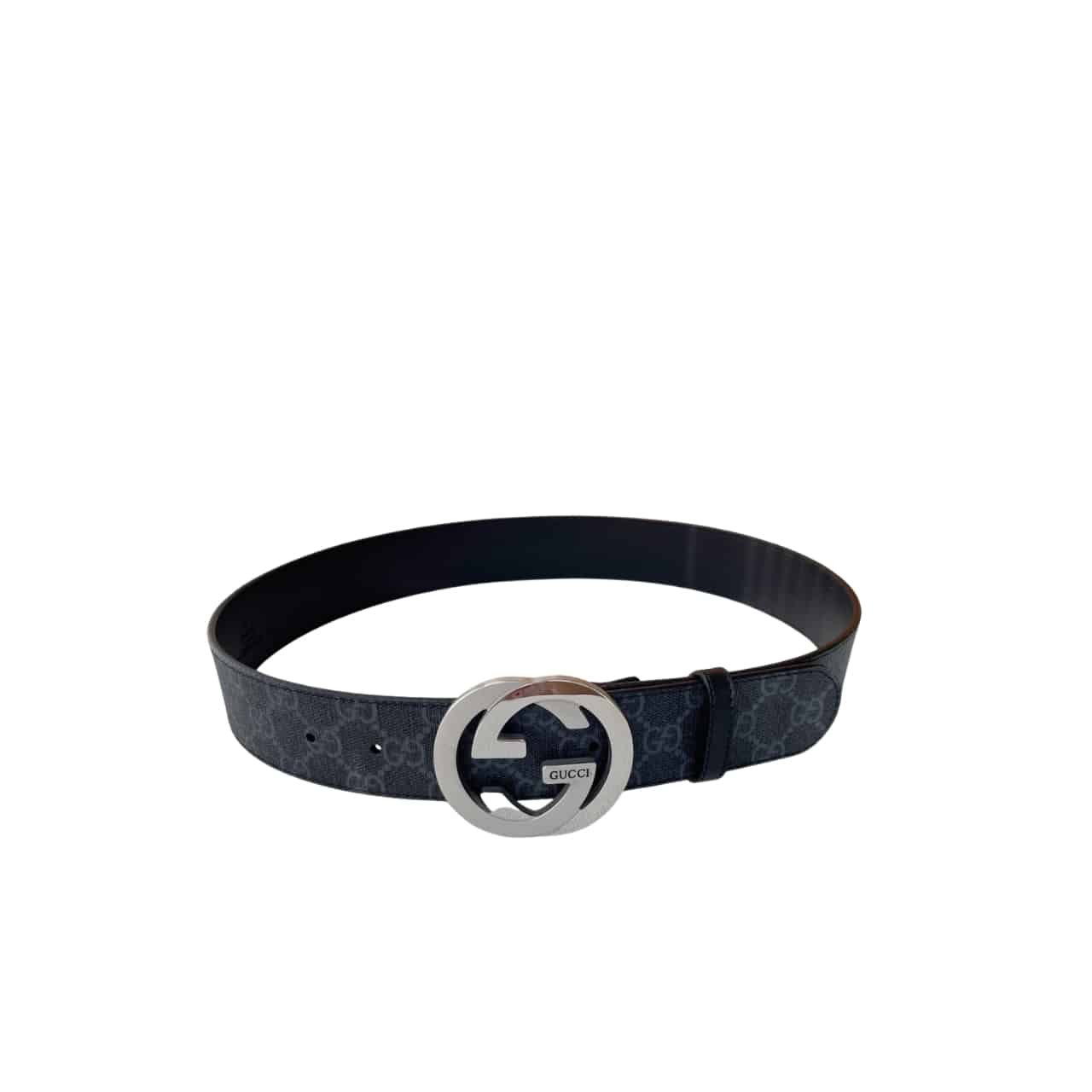 Gvc*1 Gg Svp*me Belt With G Buckle Black 40Mm