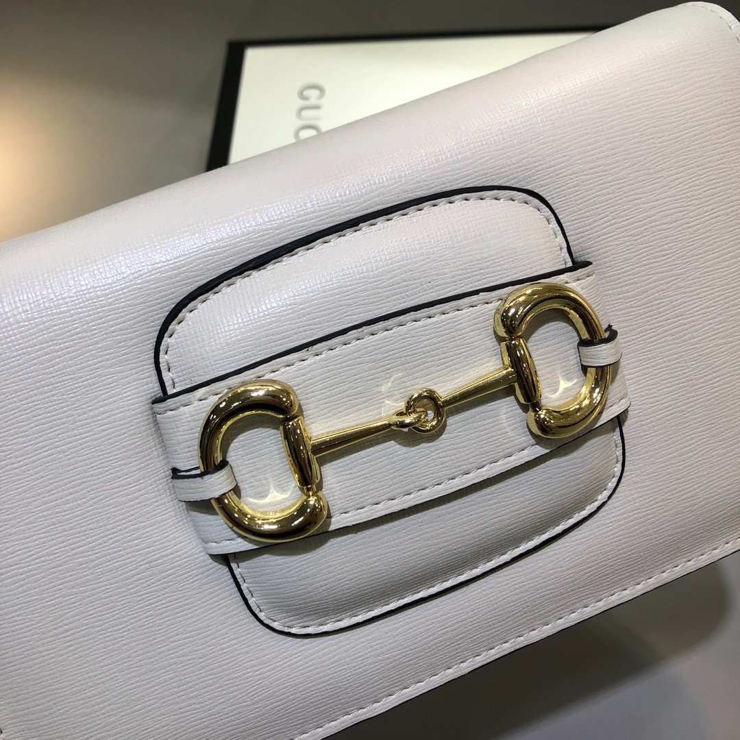Gvc*1 Horsebit 1955 Wallet With Chain White 20Cm 621892 0Yk0G 9022