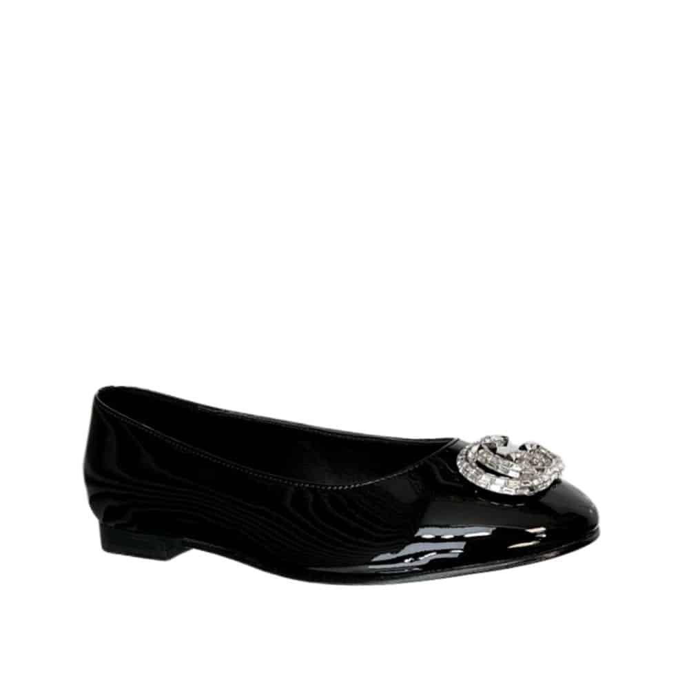 Gvc*1 Crystal Gg Women’S Ballet Flat Black