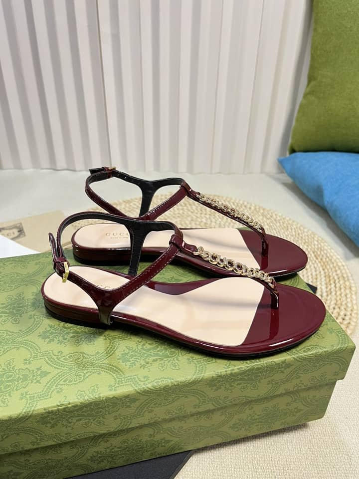 Gvc*1 Signoria Thong Sandal Red ‎782415 Bnc00 6207
