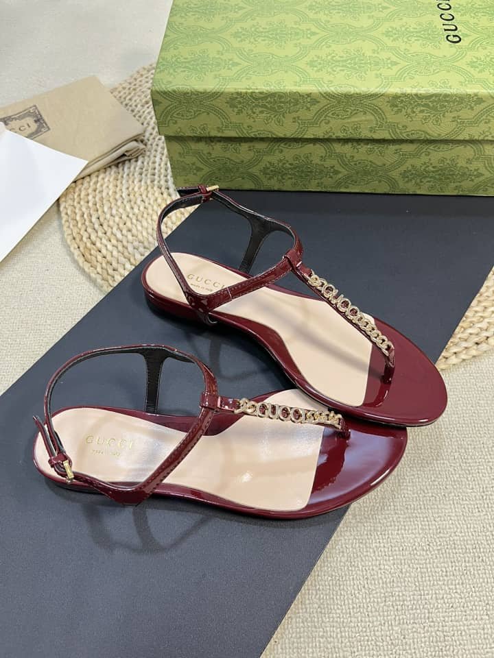 Gvc*1 Signoria Thong Sandal Red ‎782415 Bnc00 6207