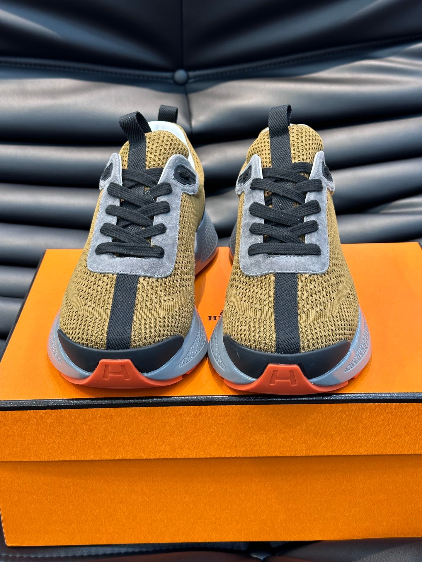 H**me5 Heros Sneaker Khaki Gray H232985Zh1R400