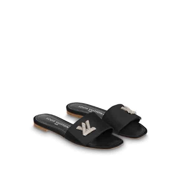 L0vis Vvtt0n Shake Flat Mule Black 1Ab10Y