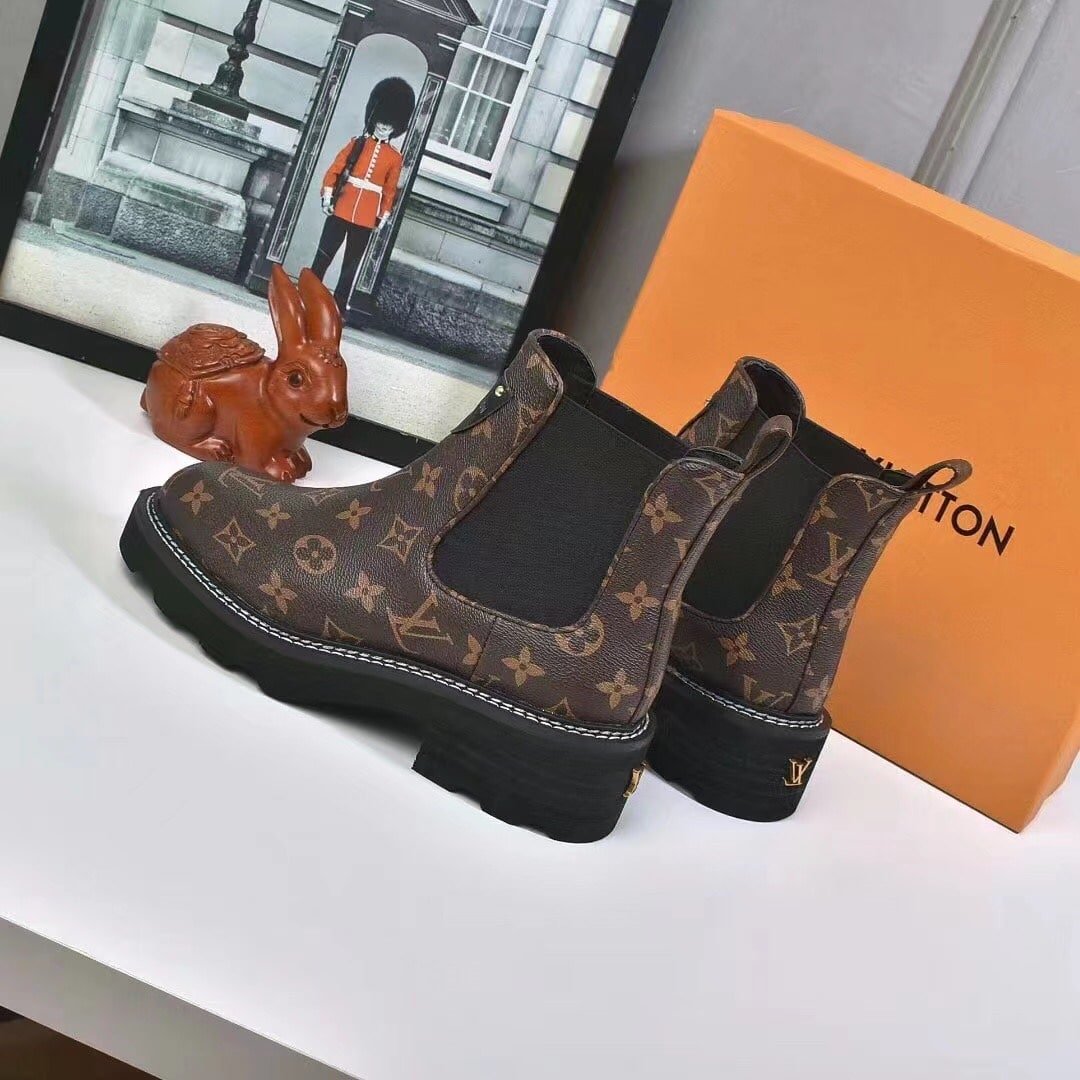 L0vis Vvtt0n Lv Beaubourg Ankle Boots Cacao Brown 1A8Qcl