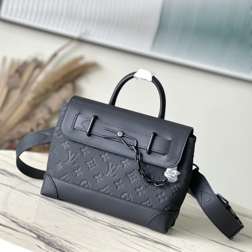 [S*per Vip 1:1] L0vis Vvtt0n Steamer PM Taurillon Monogram Black 25Cm M24436