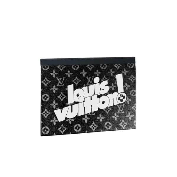 L0vis Vvtt0n Voyage Mm Pochette Monogram Black 26Cm