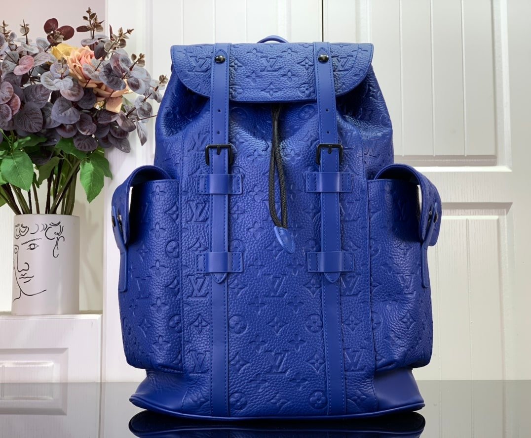 L0vis Vvtt0n Christopher PM Backpack Blue 48Cm M23189