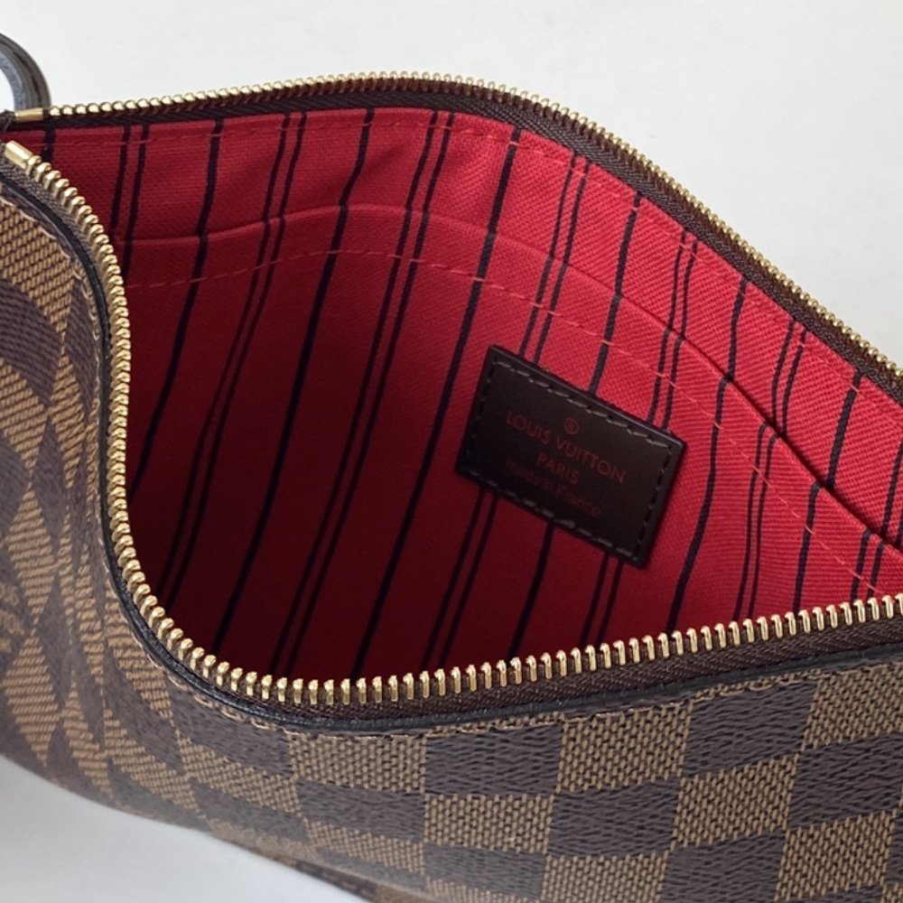 [S*per Vip 1:1] L0vis Vvtt0n MM Damier Ebene Canvas Cerise Red 31Cm N40599