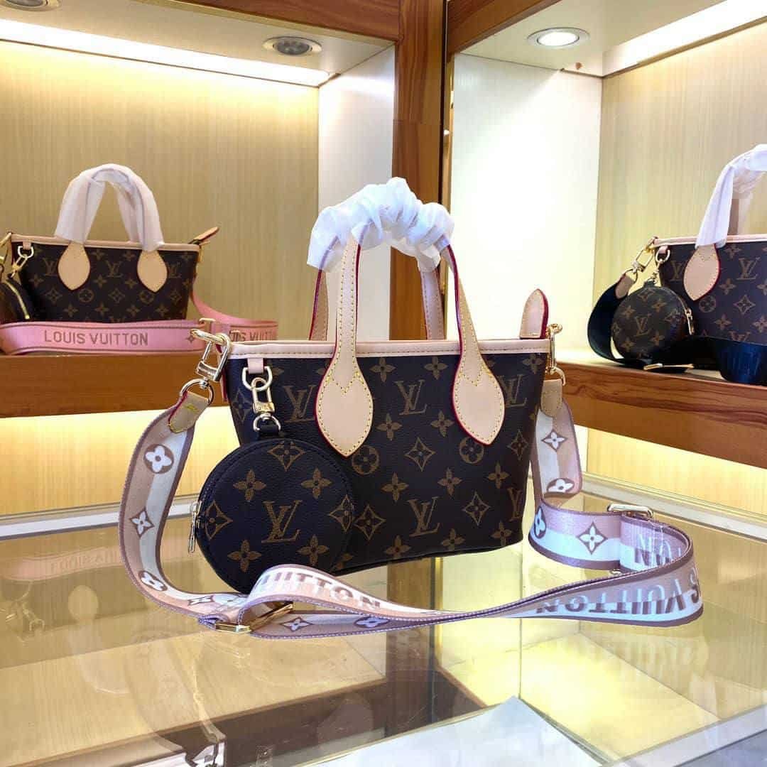 L0vis Vvtt0n Neverfull Bb Monogram Canvas Beige 25Cm M46705