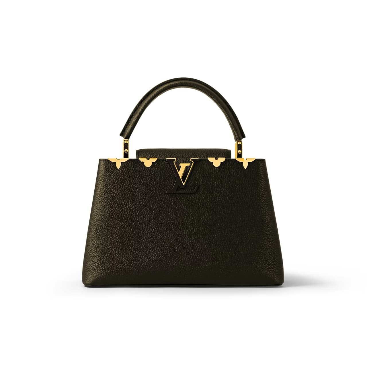 L0vis Vvtt0n Capucines Mm Bag Black 27Cm M54663