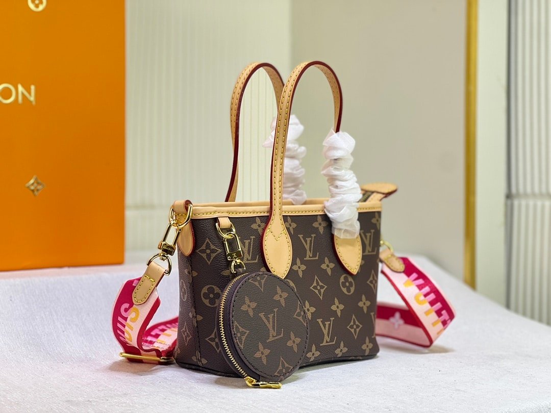 L0vis Vvtt0n Neverfull Bb Pink Peony 24Cm M46786