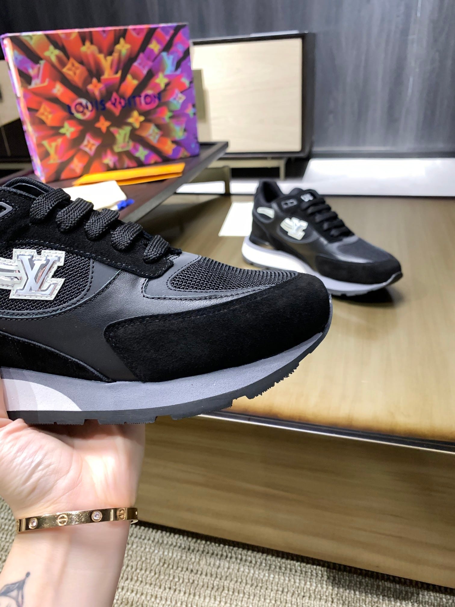 L0vis Vvtt0n Run Away Sneaker Black
