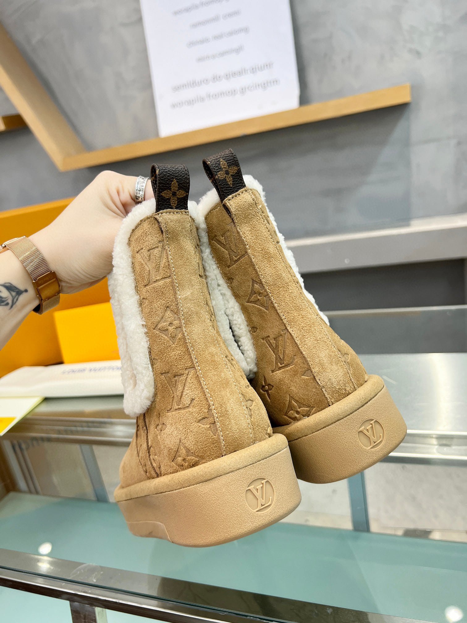 L0vis Vvtt0n Aspen Chelsea Ankle Boots Beige 1Adc7B