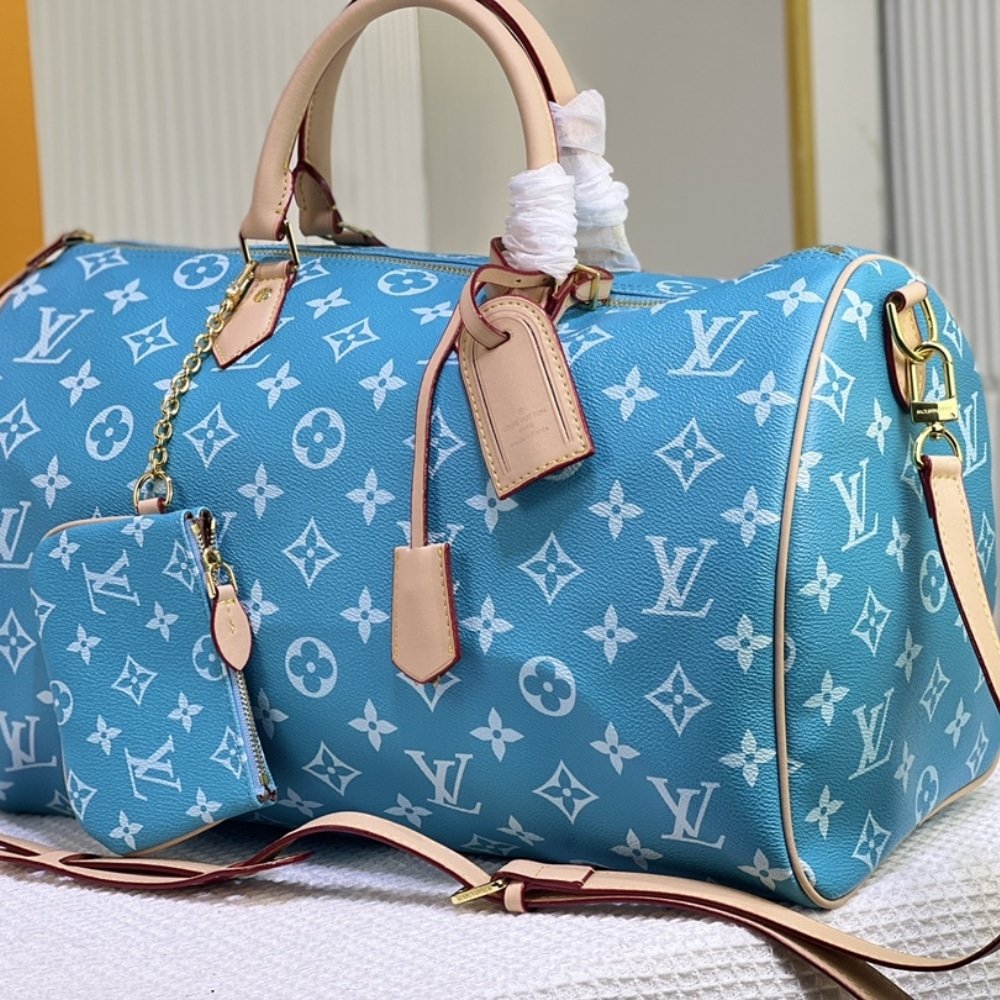 L0vis Vvtt0n Speedy P9 Bandoulière 40 Blue 40Cm M11564