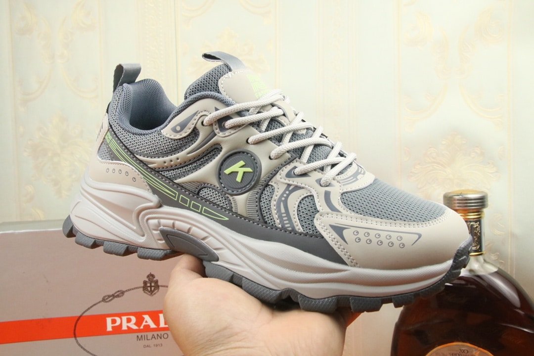 Pra*a Sport Running Sneaker In Grey