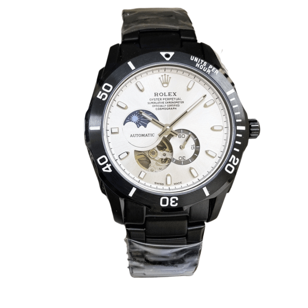 R01ex Oyster Perpetual Cosmograph Moonphase White Dial 40Mm
