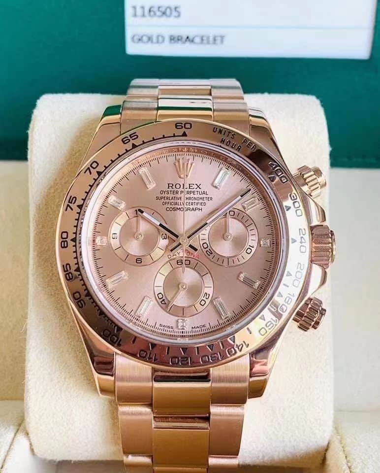 R01ex Cosmograph Daytona Everose Gold Dail 40Mm 116505 0012