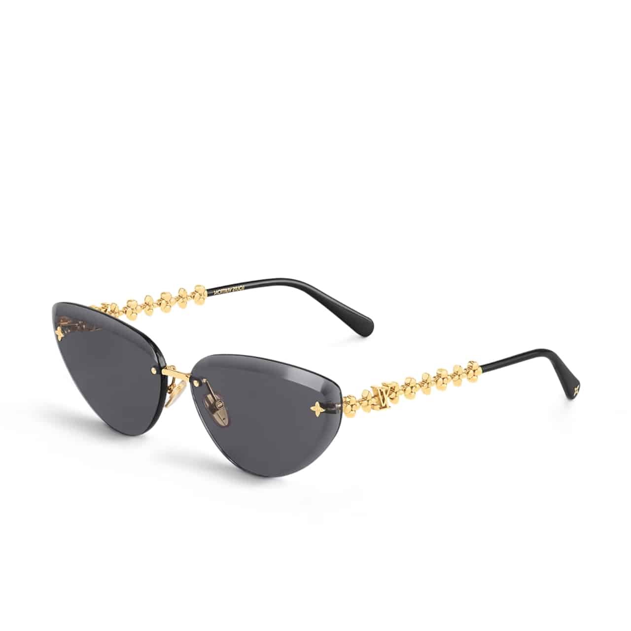 L0vis Vvtt0n Lv Bloom Cat Eye Glasses Black Z2138U