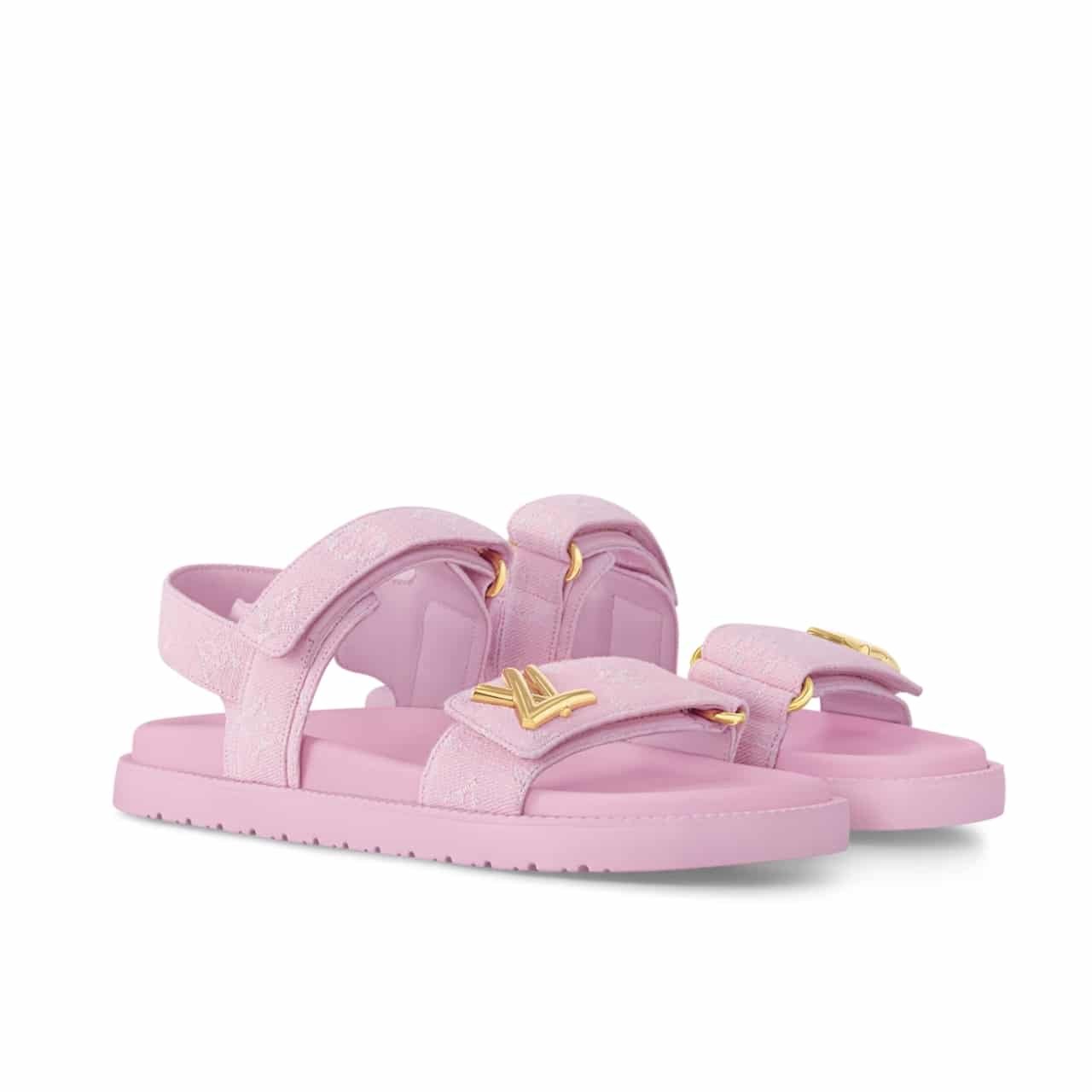 L0vis Vvtt0n Lv Sunset Flat Comfort Sandal Rose 1Adidb