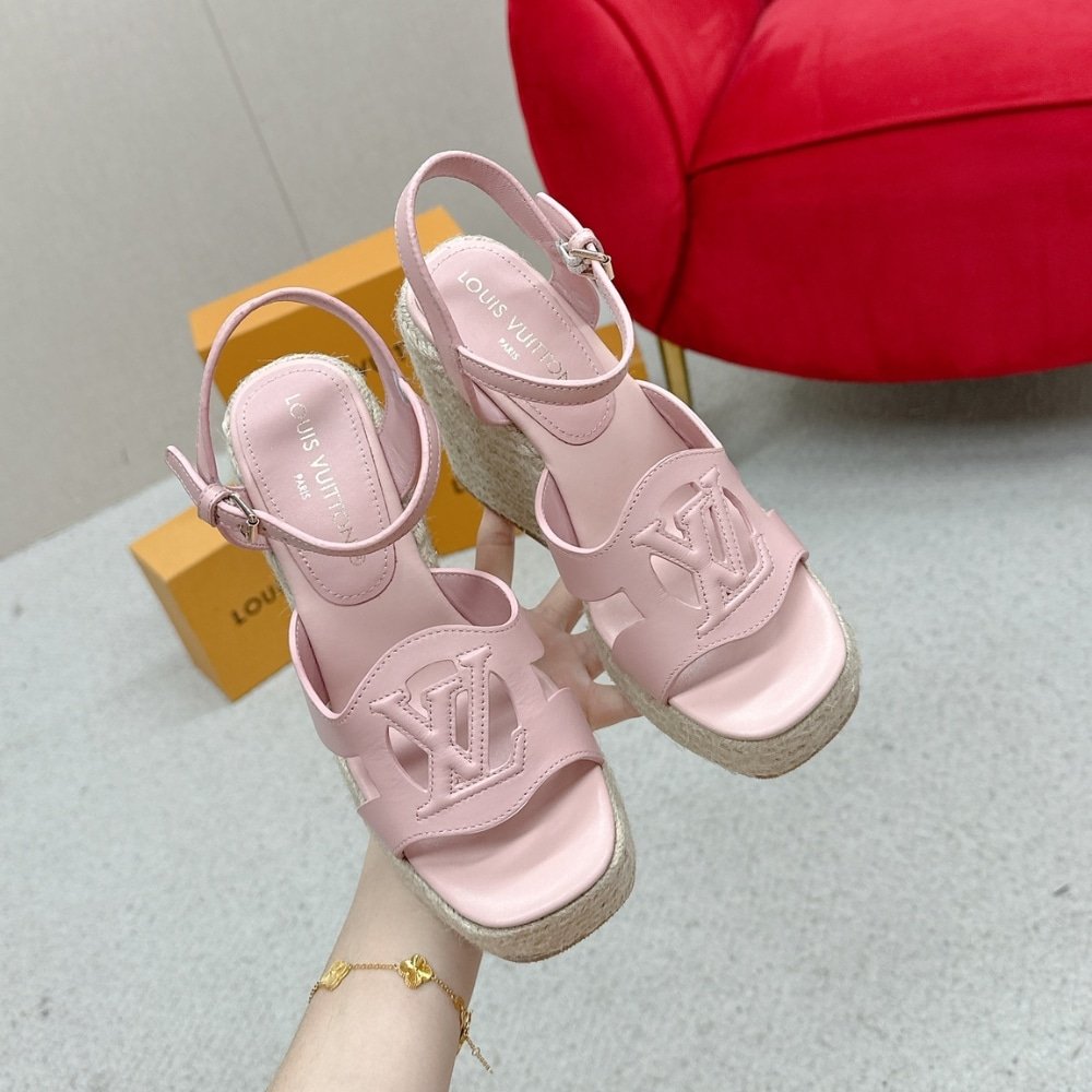 L0vis Vvtt0n Lv Isola Wedge Sandal Rose 1Agyi1