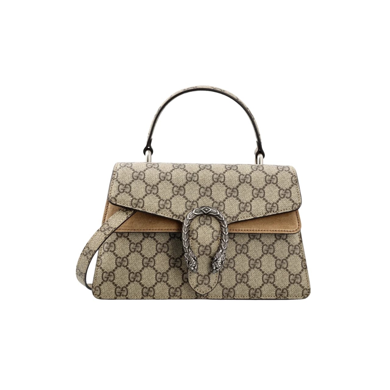 Gvc*1 Damen Dionysus Gg Canvas Top Handle Bag Brown 24Cm