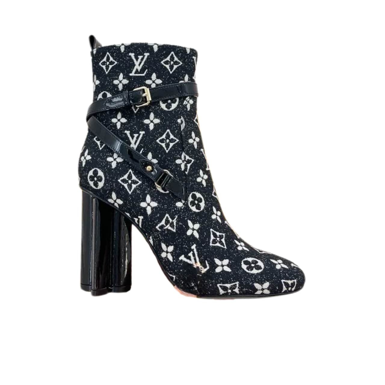 L0vis Vvtt0n Silhouette Ankle Boots Monogram Black