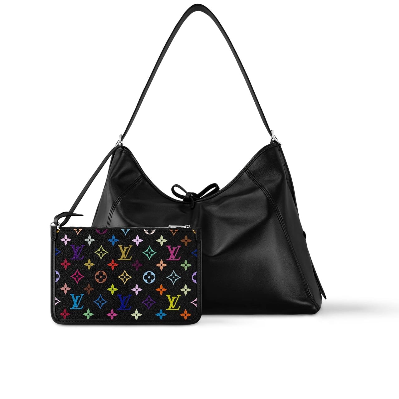 L0vis Vvtt0n X Takashi Murakami Carryall Vibe MM Black 29Cm M13105