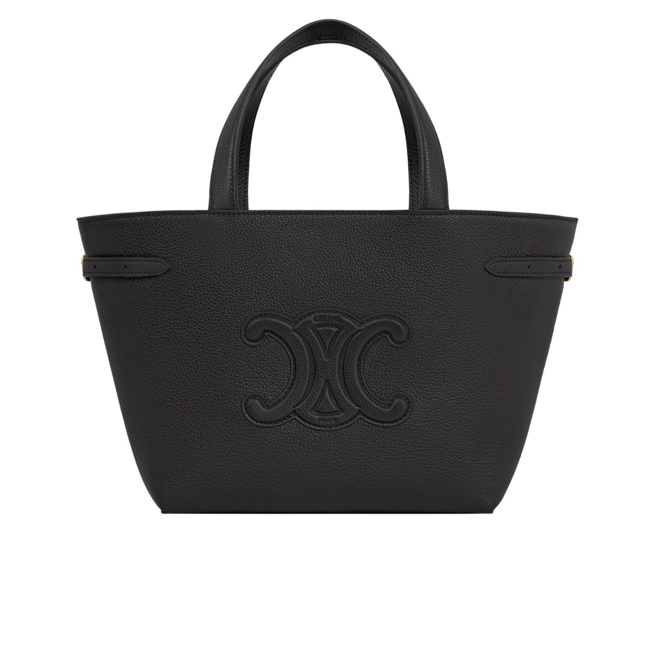 Ce1i*e Mini Cabas Anais Cuir Triomphe In Black 21Cm 118613Eny 38No