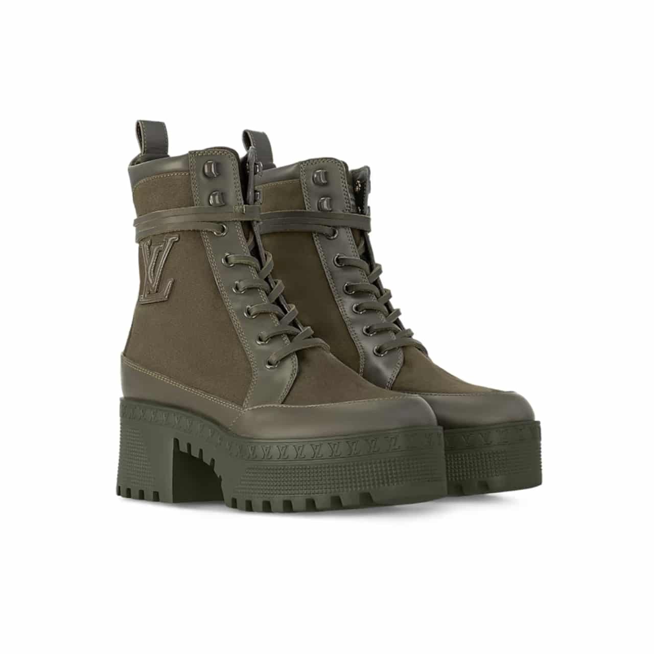 L0vis Vvtt0n Laureate Platform Desert Boot Kaki Green 1Ac7S9