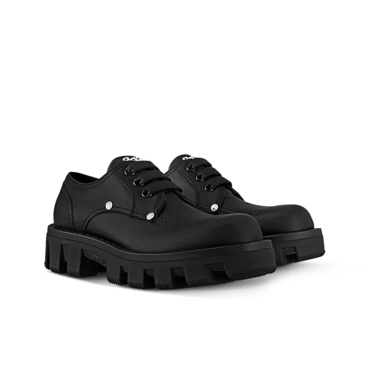 L0vis Vvtt0n Lv Checker Derby Black 1Acn3J
