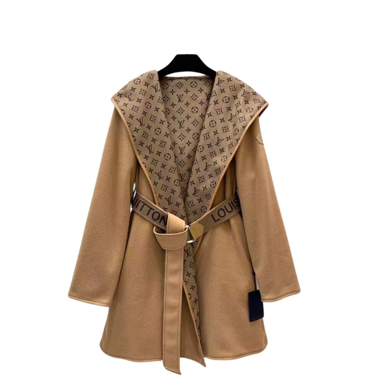 L0vis Vvtt0n Classic Monogram Wool Brown Coats