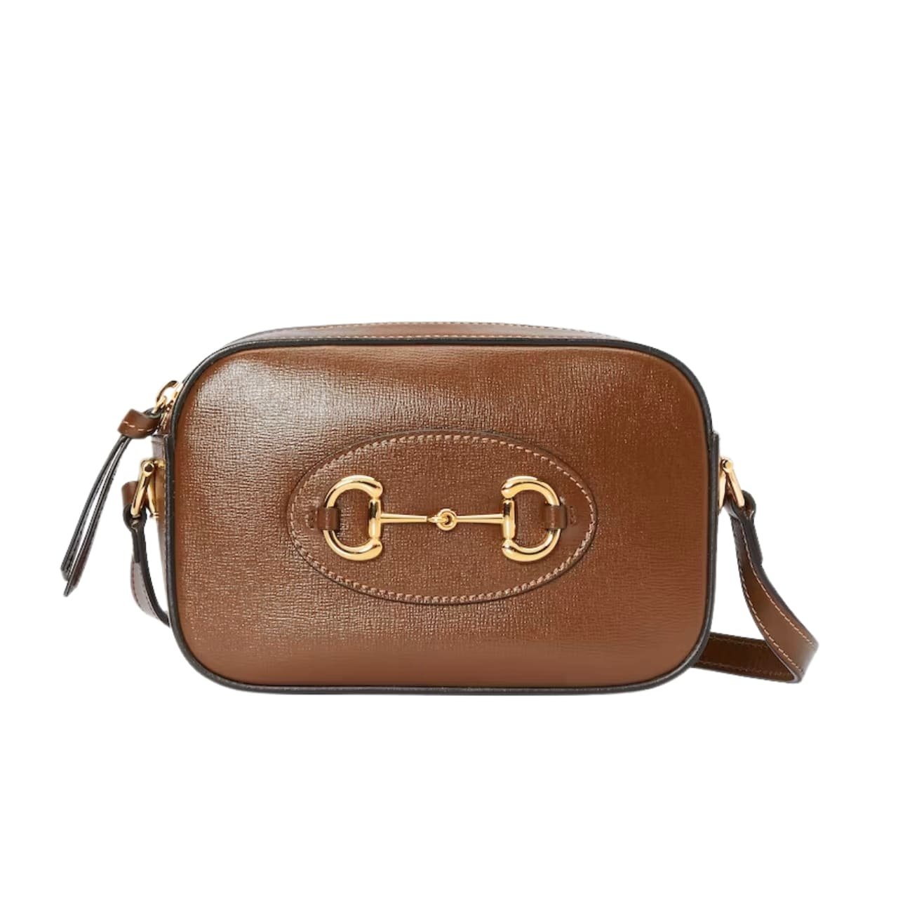 Gvc*1 Horsebit 1955 Mini Shoulder Bag Brown 18Cm‎ 760196 1Aaqd 2361