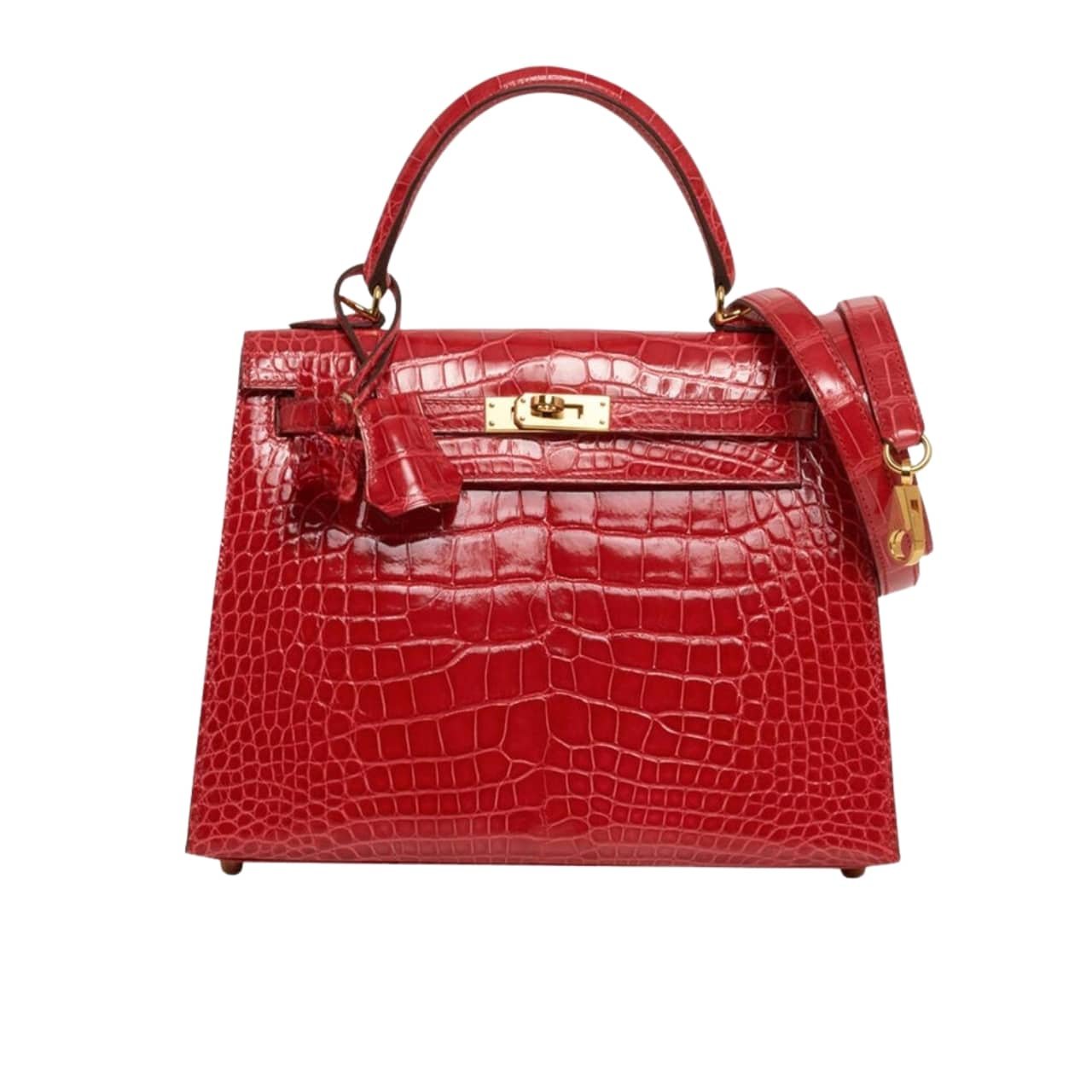 H**me5 Kelly 25 Alligator Red 25Cm
