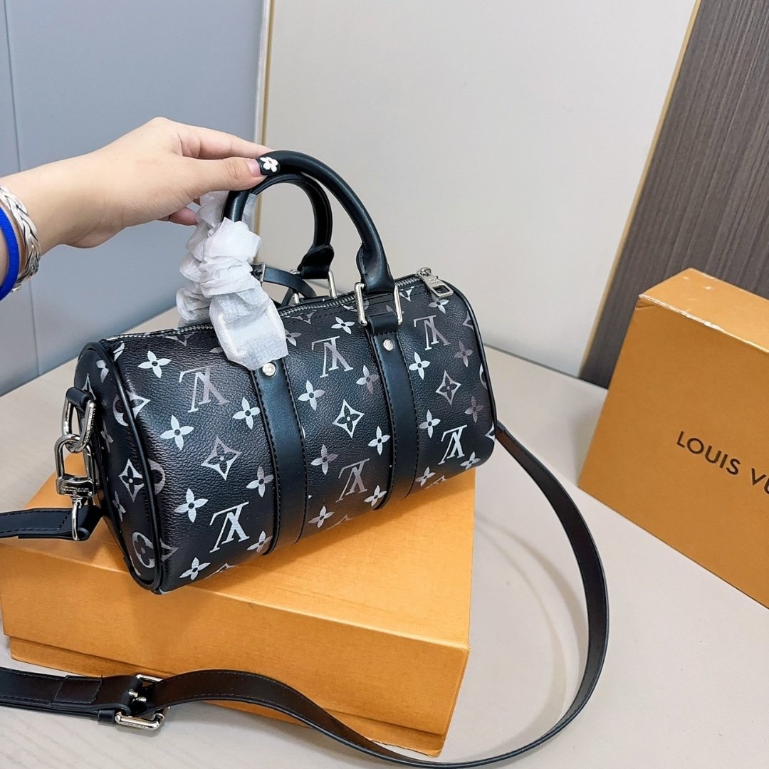 L0vis Vvtt0n Keepall Bandoulière 25 Monogram Black 25Cm M11595