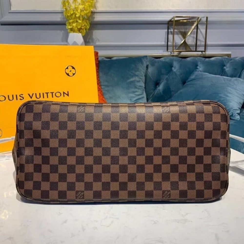 L0vis Vvtt0n Neverfull GM Damier Ebene Cerise Red 39Cm N40597